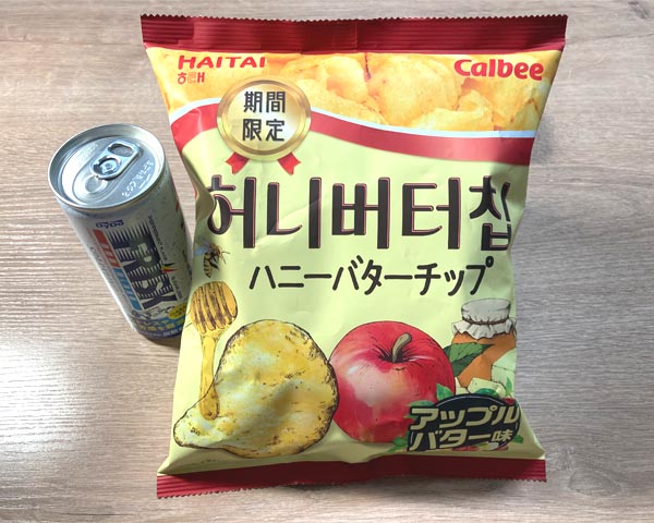 ハニーバターチップのアップルバター味