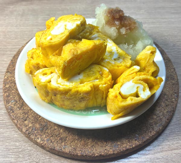 大根おろしと玉子焼き